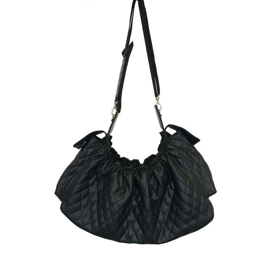 Petote Gigi Sling Dog Carrier Black Quilted