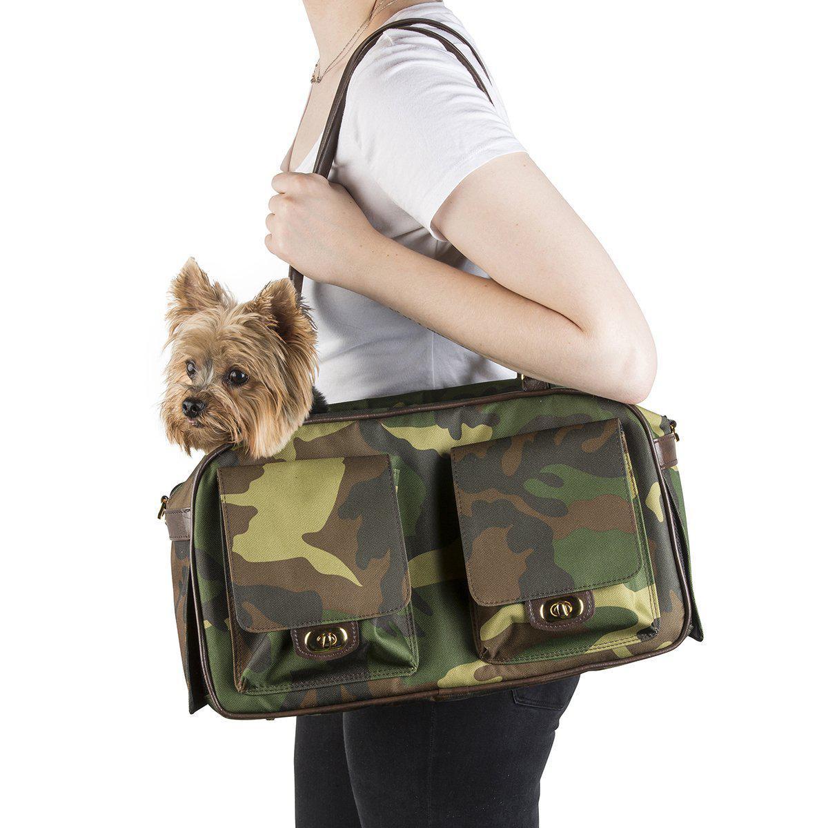 Petote Marlee Dog Carrier Camo