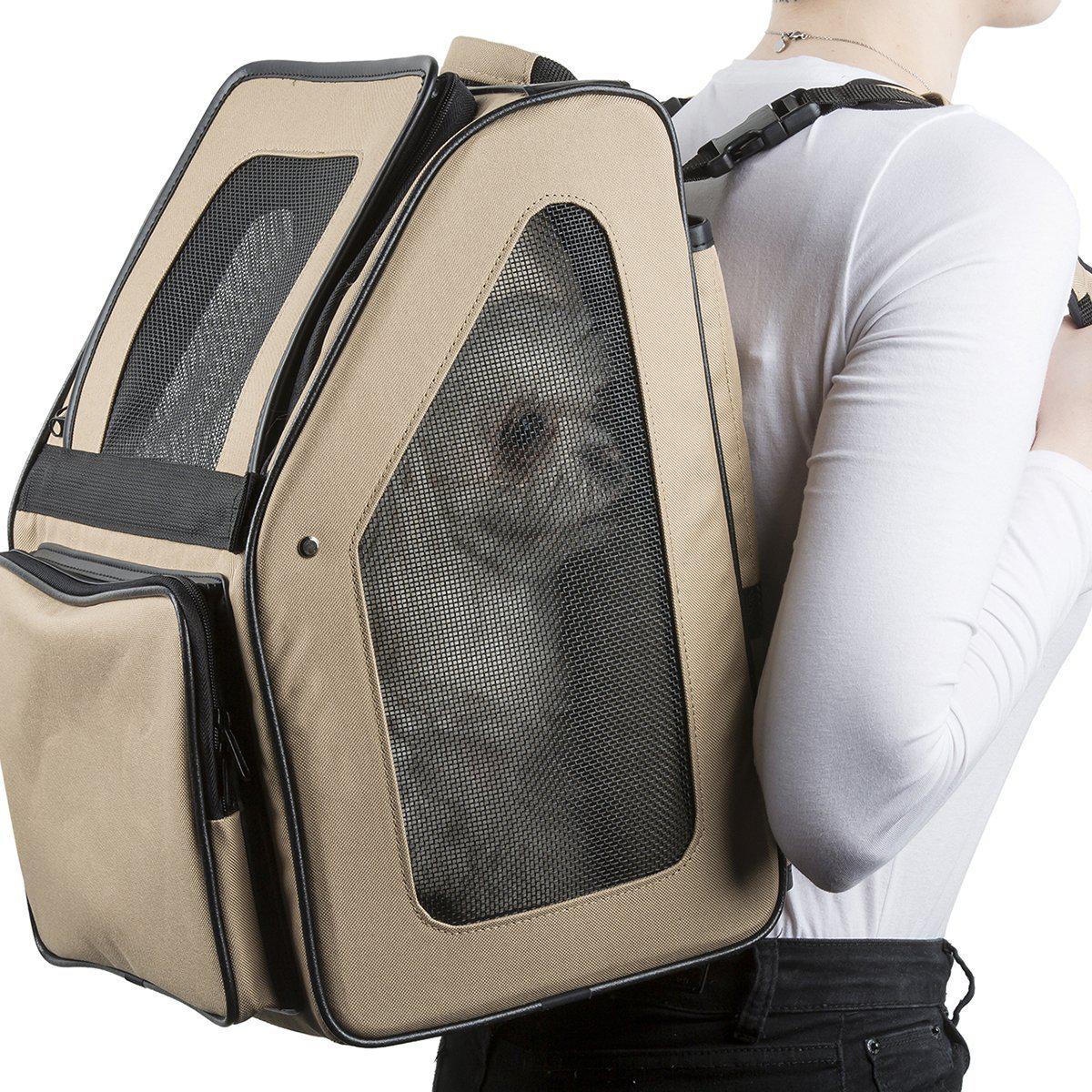 Petote Rio Dog Carrier Khaki