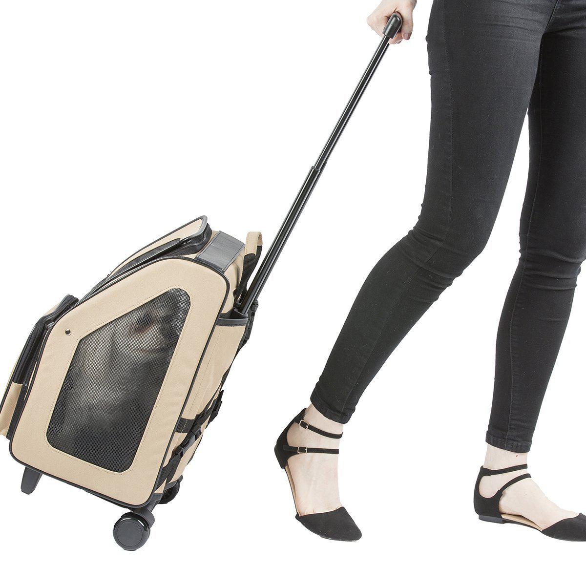 Petote Rio Dog Carrier Khaki