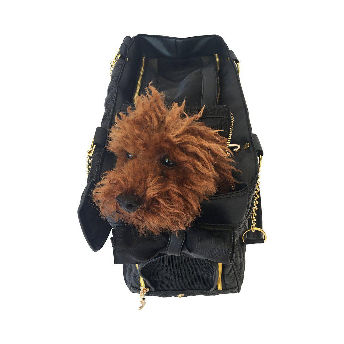 Rodeo Dog Carrier Quilted Classic Black